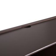 HomCom 49&rdquo; Wall Mounted Floating Media Console - Black N15