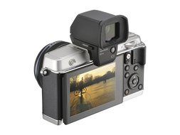 Olympus E-P5 17mm f1.8 and VF-4 16.1 MP Compact System Camera with 3-Inch LCD (Silver with Black Trim) - International... N5