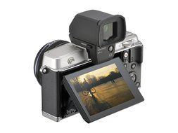 Olympus E-P5 17mm f1.8 and VF-4 16.1 MP Compact System Camera with 3-Inch LCD (Silver with Black Trim) - International... N6