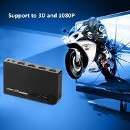 Ugreen HDMI Switcher 3x1 with IR Wireless Remote Support 1080P, 3D for Laptop, HD-DVD, PS3, Xbox360, Black N18