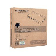 Ugreen HDMI Switcher 3x1 with IR Wireless Remote Support 1080P, 3D for Laptop, HD-DVD, PS3, Xbox360, Black N21
