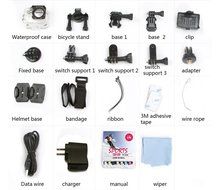 Run Shuangyu Wifi Waterproof Mini Action Sports Camera Marine Diving 170&deg;Wide Angle Lens - 2.0 1080P HD (Black)