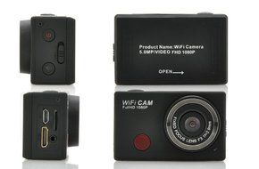Wi-Fi Sports Camera "SportsCam" - With Remote Control, Full HD 1080p, 5 Megapixels CMOS Sensor, Waterproof N5