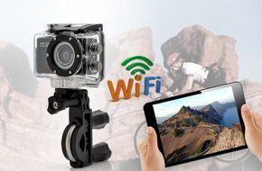Wi-Fi Sports Camera "SportsCam" - With Remote Control, Full HD 1080p, 5 Megapixels CMOS Sensor, Waterproof N6