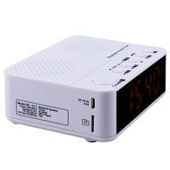 YOOYOO Portable Desktop Alarm Clock Bluetooth V2.1 Stereo Speaker Support FM Radio Handsfree AUX In TF Card with... N10