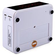 YOOYOO Portable Desktop Alarm Clock Bluetooth V2.1 Stereo Speaker Support FM Radio Handsfree AUX In TF Card with... N11