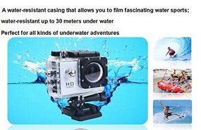 Digi4U Wifi 12Mp 1080P Waterproof HD Helmet Sport Action Video Camera Cam Dv Dvr Silver N3