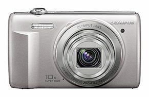 Olympus D-755 Digital Camera 16.0 MP with 10x Optical Zoom HD 720p (Silver) (Old Model) N2