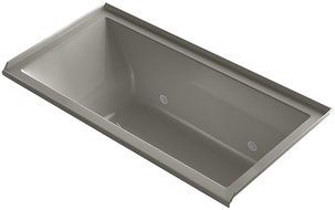 KOHLER 1167-RVBC-K4 Underscore 60-Inch x 30-Inch Alcove VibrAcoustic Bath with Chromatherapy and Right-Hand Drain... N7
