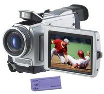 Sony DCRTRV50 MiniDV Digital Camcorder w/ 3.5" Touch Panel LCD, Mega Pixel Video/ Still, Memory Stick &amp; Network... N2
