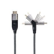 Sanus 360 Degree Pivoting HDMI Cable - 10 Feet - 18 Gbps High-Speed Cable Supports Full 1080P, 4K, UltraHD, 3D... N5