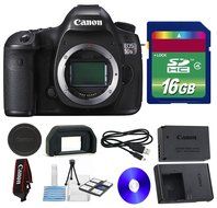 Canon 5DSR DSLR Camera + 16 GB SDHC Memory Card + Camera Cap + Strap + 6 PC Cleaning Kit - International Version