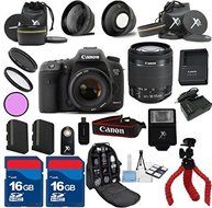 Canon 7D Mark II Camera Body with 18-55mm IS STM Premium Bundle with Deluxe Backpack + 24pc Kit - International...
