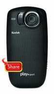 Kodak PlaySport (Zx5) HD Waterproof Pocket Video Camera - Aqua (2nd Generation) N9