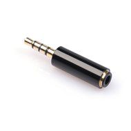GBSELL 5pc Generic 4-Pole Combo Headset Audio 3.5mm Male To 3.5mm Female Adapter for iPhone Moto Samsung HTC LG... N3