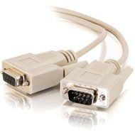 C2G 50ft DB9 M/F Extension Cable - Beige / 09453 /