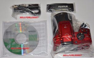 FUJIFILM FINEPIX S9950W 16.2MP Wi-Fi 50X OPTICAL ZOOM HD DIGITAL CAMERA S9900W RED N6