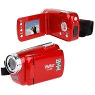 Vivitar 508NHD Digital Video Recorder Strawberry Red with Accessories Bundle N4