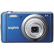 Sanyo VPC-E1600TP 14 Megapixels Digital Camera - 5x Optical Zoom/6x Digital Zoom - 3.0-inch LCD Display - Blue