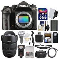 Pentax K-1 Full Frame Wi-Fi Digital SLR Camera Body with 15-30mm f/2.8 WR Lens + 64GB Card + Case + Battery +...
