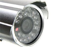 ADMOMON CM805CA 1/4" SHARP Color PAL 380TVL IR 30 LED Waterproof Camera with Audio (White) | HA385W N7