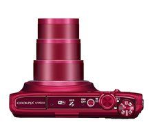 Nikon COOLPIX S9500 digital camera optical zoom 22 times the Wi-Fi-enabled Red Velvet S9500RD N3