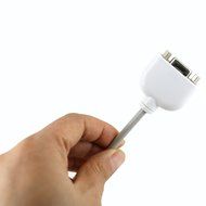 VIMVIP Mini DVI to VGA Adapter Cable for Macbook White