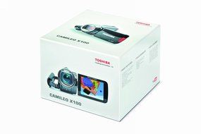 Toshiba Camileo X100 Full-HD Camcorder - Silver/Black (Discontinued by Manufacturer) N11