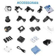 Excelvan Q8 Full HD 4K 1080P Waterproof Sports Action Camera kits with 2.0 Inch WIFI 16MP Accessories (Blue) N7