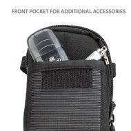Compact Sports Action Video Camera Case w/ Belt Loop , Adjustable Shoulder Strap &amp; Durable Nylon Exterior by USA... N2