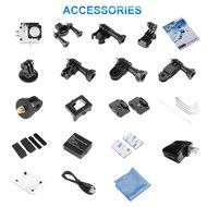 Excelvan Q8 Full HD 4K 1080P Waterproof Sports Action Camera kits with 2.0 Inch WIFI 16MP Accessories (Blue) N9