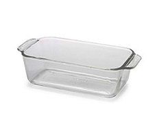 Pyrex Bakeware 1-1/2-Quart Loaf Dish, Clear N2