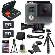 GoPro HERO Action Camera + 32GB microSD Class 10 Memory Card + 64GB microSDXC Class 10 Memory Card + Micro HDMI... N2