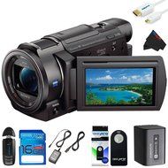 Sony FDR-AX33 4K Ultra HD Handycam Camcorder + 16GB Pixi-Basic Accessory Kit
