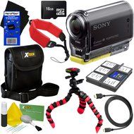 Sony HDR-AS20 Action Video Camera with Built-in Wi-Fi, NFC and Full HD 1080p Video (International Version) + 8pc... N2