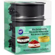 Wilton 2105-2174 Mini Springform Pan, Set of 3, Silver