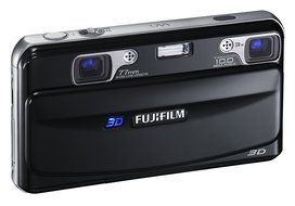 FUJIFILM 3D Camera FinePix REAL (Black) F FX-3D W1 - International Version (No Warranty) N9