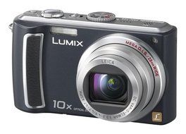 Panasonic Lumix DMC-TZ4K 8.1MP Digital Camera with 10x Wide Angle MEGA Optical Image Stabilized Zoom (Black) N2
