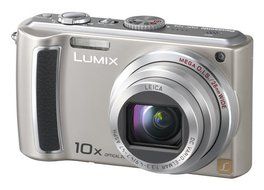Panasonic Lumix DMC-TZ4K 8.1MP Digital Camera with 10x Wide Angle MEGA Optical Image Stabilized Zoom (Black) N3