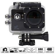 Choice Goods 2.0inch 12MP Wifi 170 Degree Wide Angle FULL HD 1080P Waterproof Sport Action Camera - Black N2