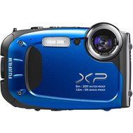 FUJIFILM Blue XP65 16 Megapixels and 5x Optical ZoomDigital Camera, includes 100 Bonus Prints N3