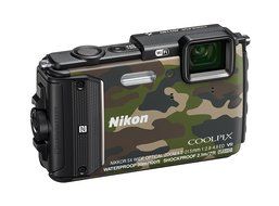 Nikon Coolpix AW130 Shock &amp; Waterproof GPS Digital Camera (Orange) - International Version N16