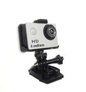 LUMITEM SILVER ACTION CAMERA 2.0-Inch 1080P FHD Waterproof INCLUDING MEMORY &amp; SELFIESTICK N6