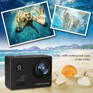 DBPOWER EX5000 14MP 2.0-Inch 1080P FHD Waterproof Wifi Action Camera with 2 Batteries and Accessories (Black) N3