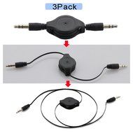 Seadream 2Pack 3-Pole Coiled 3.5mm Male Right Angle to 3.5mm Male Right Angle Stereo Audio Spring Aux Cable for... N11