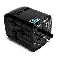 OREI 3 in 1 Continental Europe Travel Adapter Plug with USB and Surge Protection - Type C - Turkey, Italy &amp; More N20