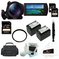 Sony HDRCX900/B HD Video Camera w/ 1" sensor + Sony 32GB SD Card (Two) + Sony 64GB SD Card + Tiffen 62mm UV Filter...