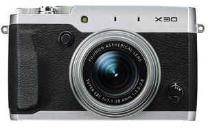 Fujifilm X30 12 MP Digital Camera with 3.0-Inch LCD (Silver) (Certified Refurbished)