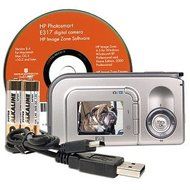 HP Hewlett Packard Photosmart E317 5MP 4x Digital Zoom Camera N3