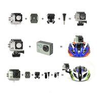 Boddenly Pro5000 HD Wifi 2.0LTPS 170&deg; Wide Angle Lens Sports Action Camera Kit (White+WiFi) N3
